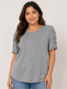 Denim & Co. Active Petite Cool to the Touch Jersey Tunic MP New A687644